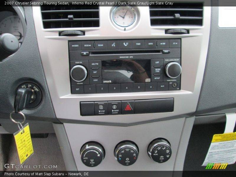 Inferno Red Crystal Pearl / Dark Slate Gray/Light Slate Gray 2007 Chrysler Sebring Touring Sedan