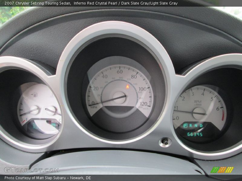 Inferno Red Crystal Pearl / Dark Slate Gray/Light Slate Gray 2007 Chrysler Sebring Touring Sedan