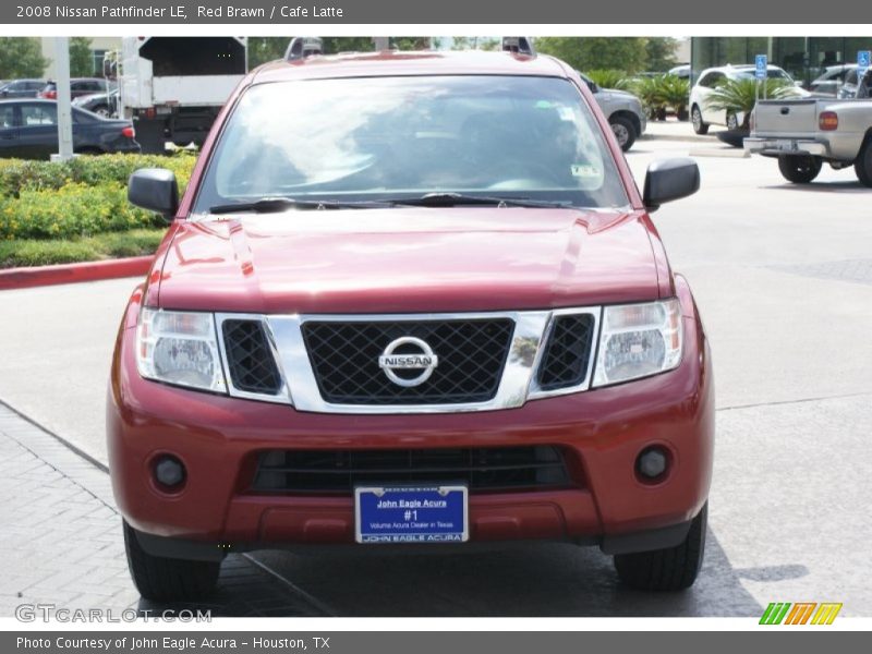 Red Brawn / Cafe Latte 2008 Nissan Pathfinder LE