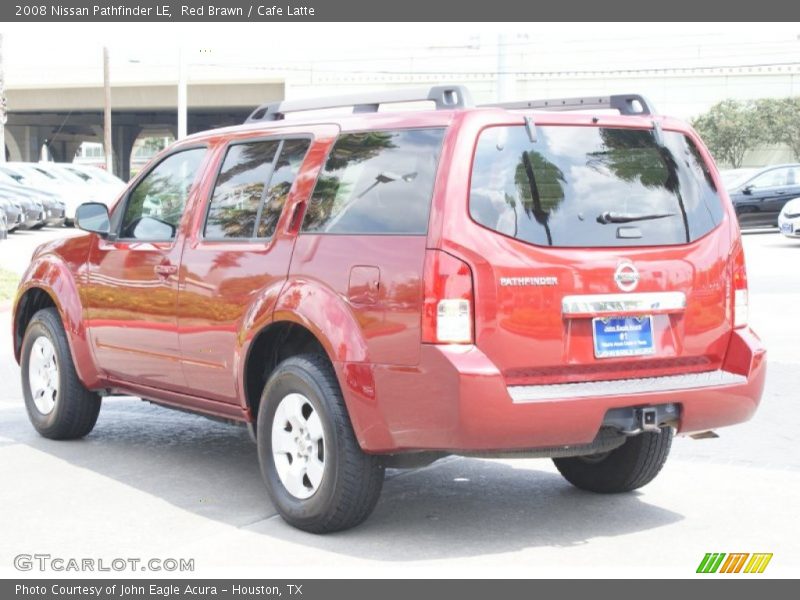 Red Brawn / Cafe Latte 2008 Nissan Pathfinder LE
