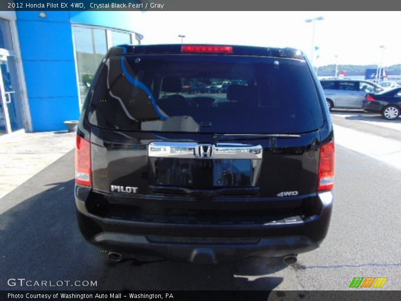 Crystal Black Pearl / Gray 2012 Honda Pilot EX 4WD