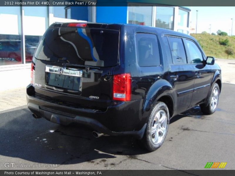 Crystal Black Pearl / Gray 2012 Honda Pilot EX 4WD
