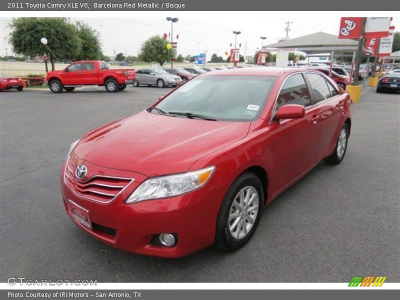Barcelona Red Metallic / Bisque 2011 Toyota Camry XLE V6