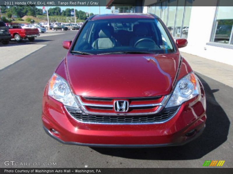 Tango Red Pearl / Gray 2011 Honda CR-V EX-L 4WD