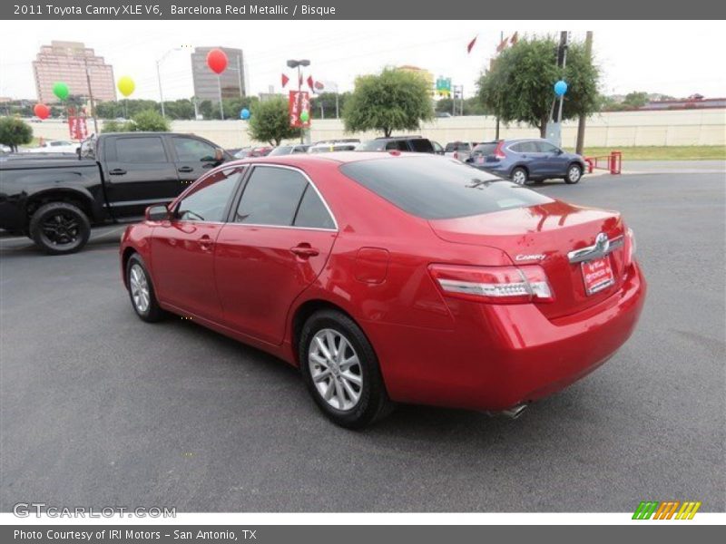 Barcelona Red Metallic / Bisque 2011 Toyota Camry XLE V6