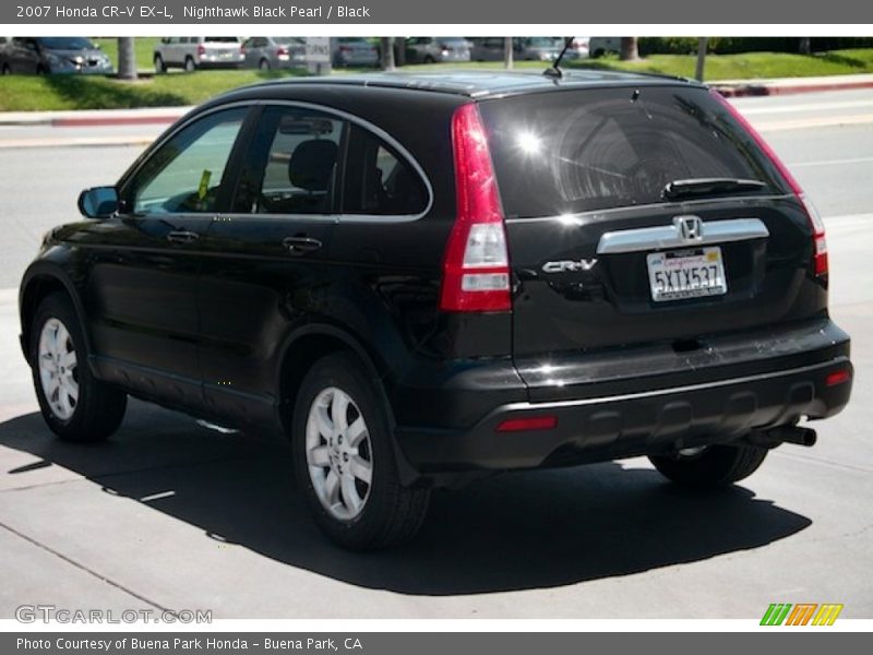 Nighthawk Black Pearl / Black 2007 Honda CR-V EX-L