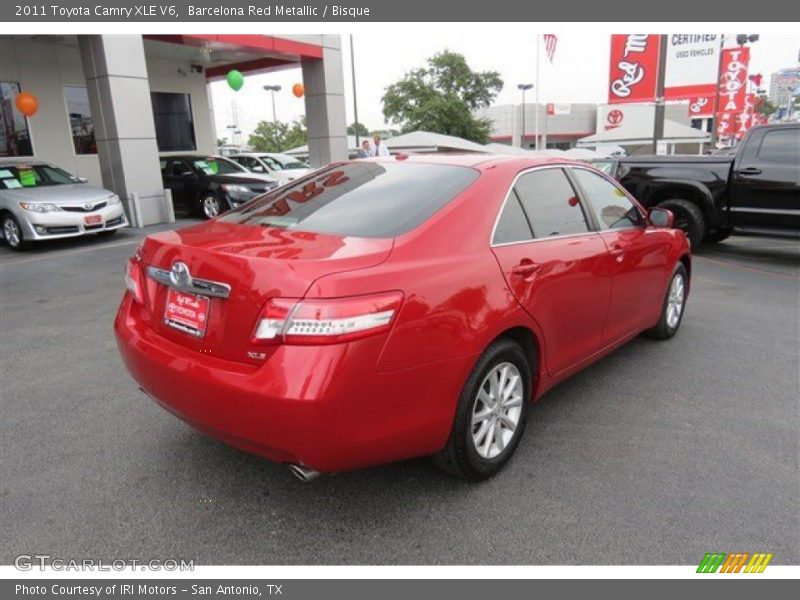 Barcelona Red Metallic / Bisque 2011 Toyota Camry XLE V6
