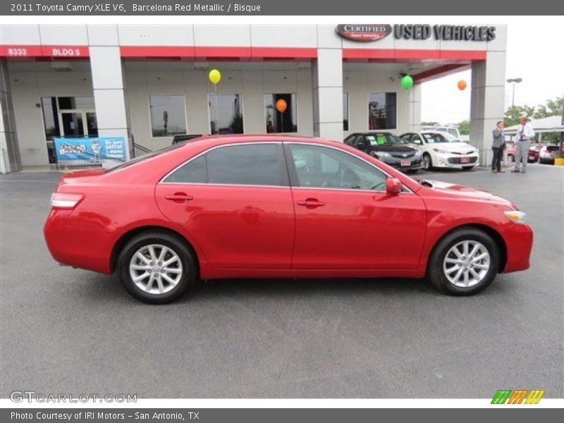 Barcelona Red Metallic / Bisque 2011 Toyota Camry XLE V6