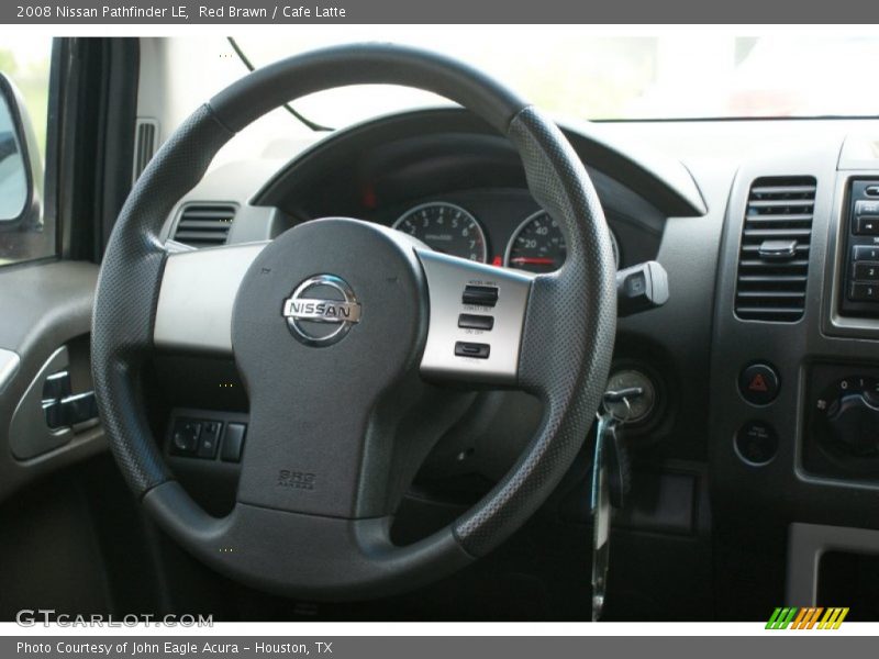 Red Brawn / Cafe Latte 2008 Nissan Pathfinder LE