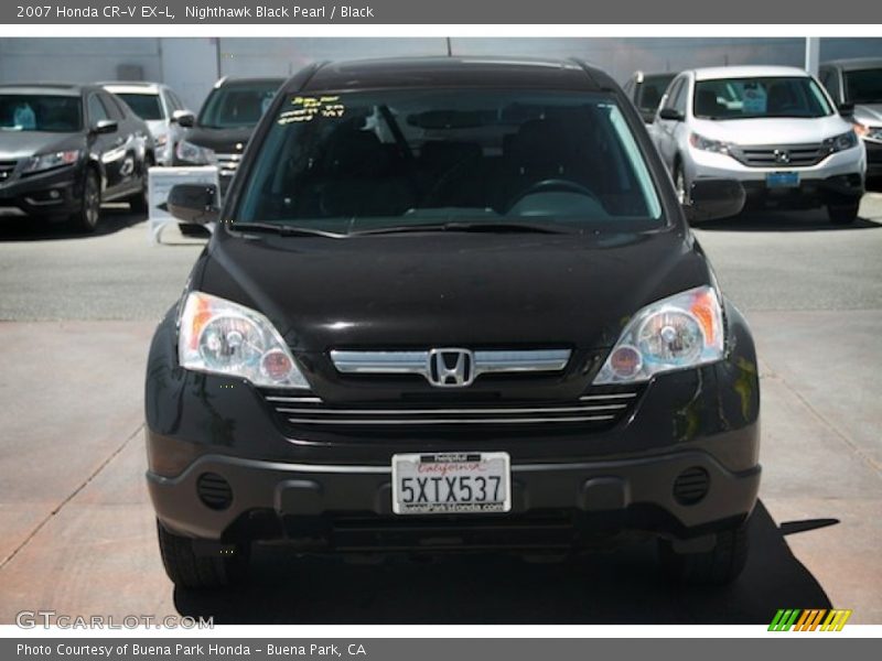 Nighthawk Black Pearl / Black 2007 Honda CR-V EX-L