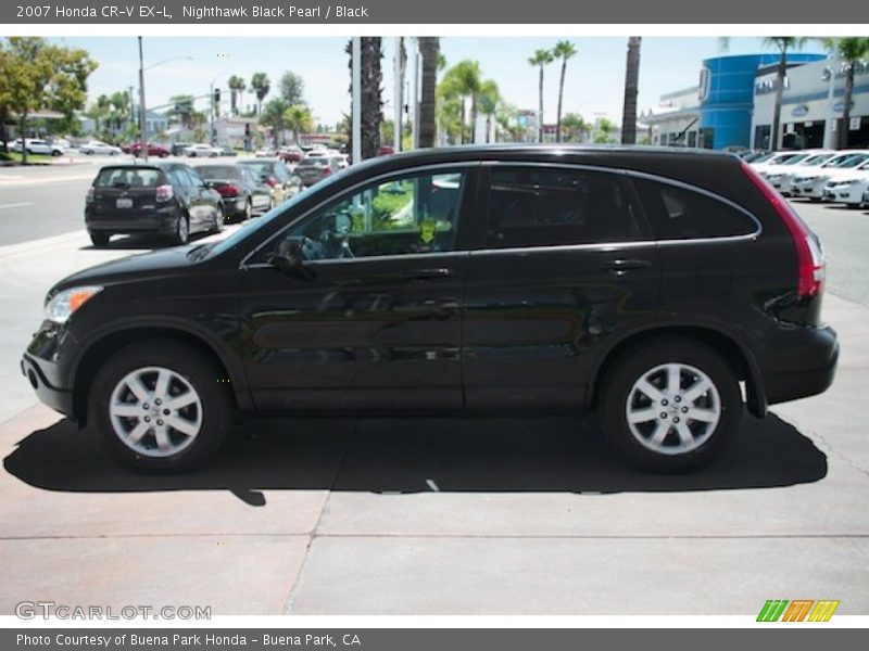 Nighthawk Black Pearl / Black 2007 Honda CR-V EX-L