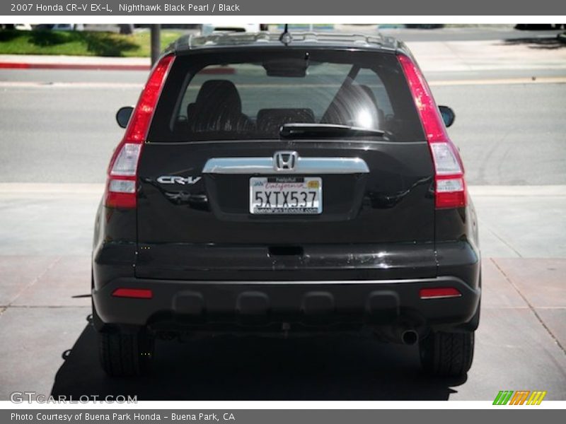 Nighthawk Black Pearl / Black 2007 Honda CR-V EX-L