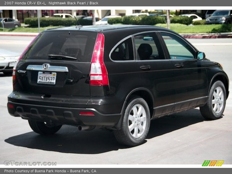 Nighthawk Black Pearl / Black 2007 Honda CR-V EX-L
