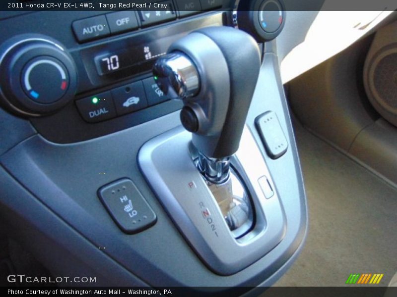 Tango Red Pearl / Gray 2011 Honda CR-V EX-L 4WD