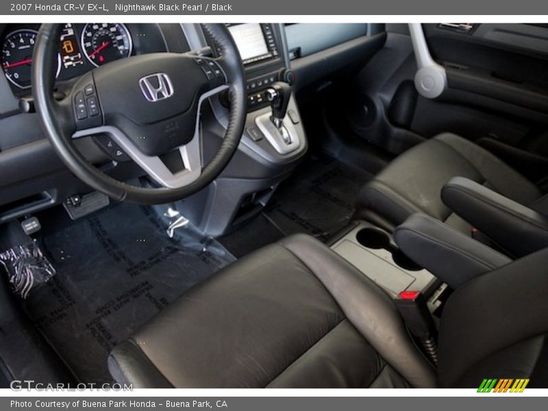 Nighthawk Black Pearl / Black 2007 Honda CR-V EX-L