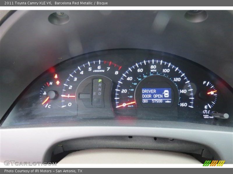 Barcelona Red Metallic / Bisque 2011 Toyota Camry XLE V6