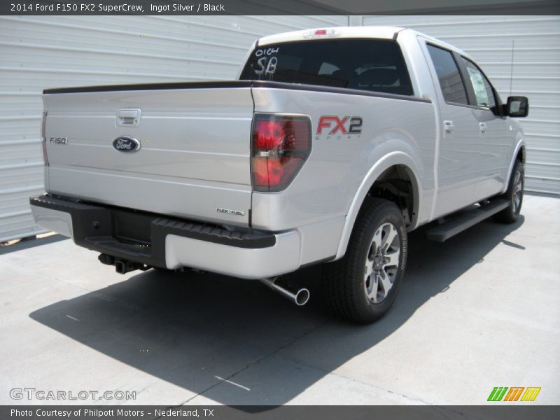 Ingot Silver / Black 2014 Ford F150 FX2 SuperCrew
