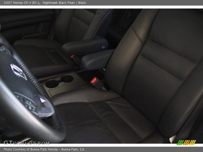 Nighthawk Black Pearl / Black 2007 Honda CR-V EX-L
