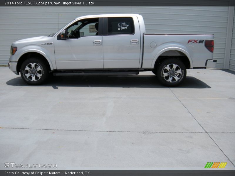 Ingot Silver / Black 2014 Ford F150 FX2 SuperCrew
