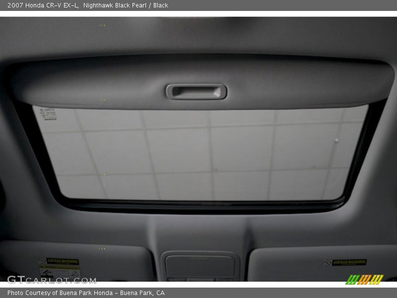 Nighthawk Black Pearl / Black 2007 Honda CR-V EX-L