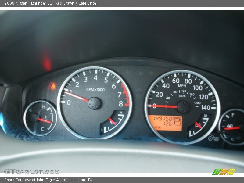 Red Brawn / Cafe Latte 2008 Nissan Pathfinder LE