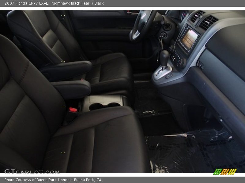Nighthawk Black Pearl / Black 2007 Honda CR-V EX-L