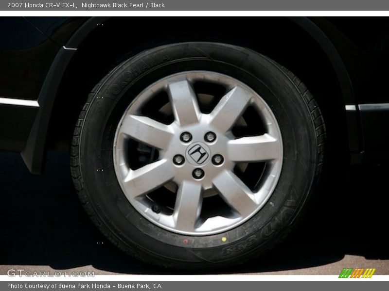 Nighthawk Black Pearl / Black 2007 Honda CR-V EX-L