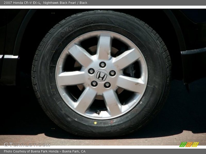 Nighthawk Black Pearl / Black 2007 Honda CR-V EX-L