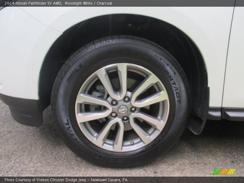 Moonlight White / Charcoal 2014 Nissan Pathfinder SV AWD
