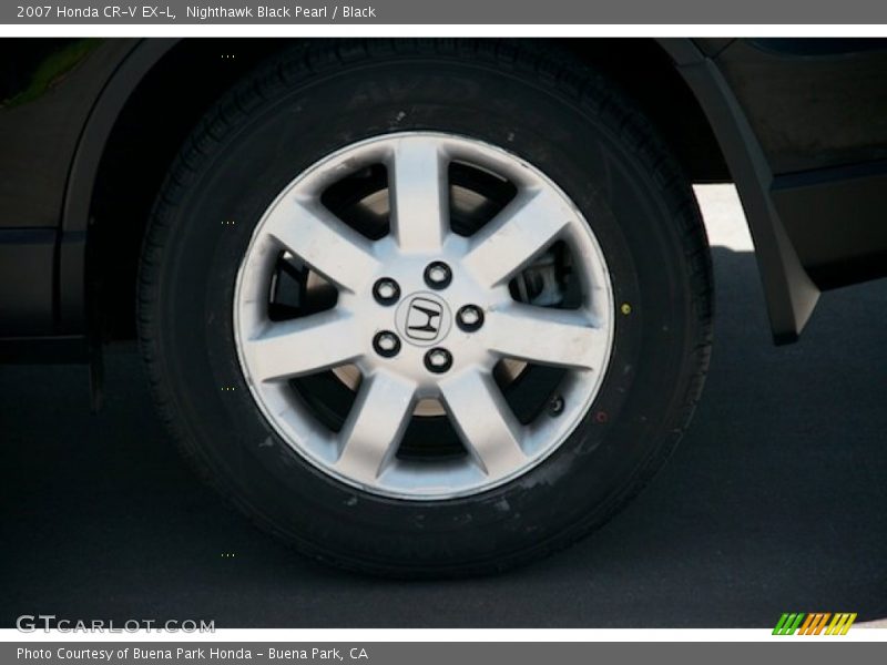 Nighthawk Black Pearl / Black 2007 Honda CR-V EX-L