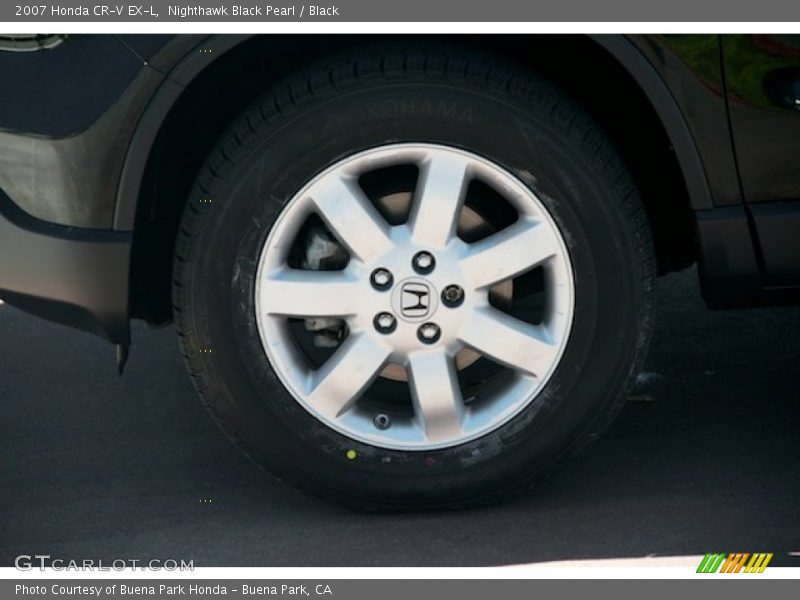 Nighthawk Black Pearl / Black 2007 Honda CR-V EX-L