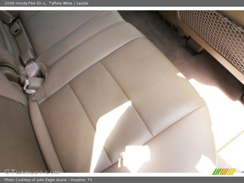 Taffeta White / Saddle 2008 Honda Pilot EX-L