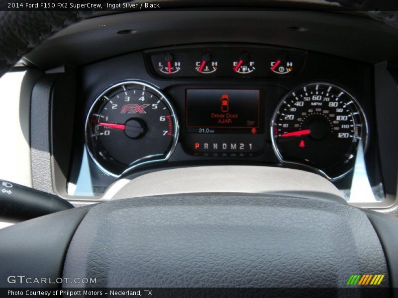 Ingot Silver / Black 2014 Ford F150 FX2 SuperCrew