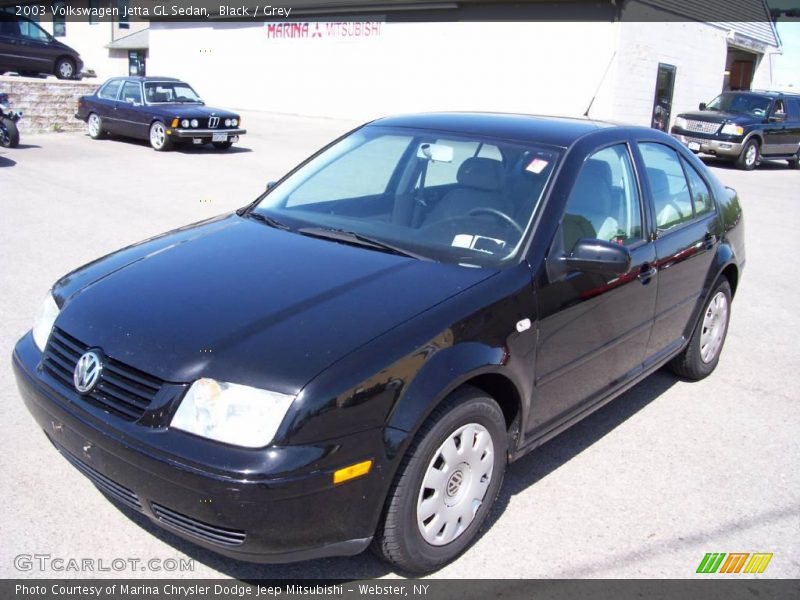 Black / Grey 2003 Volkswagen Jetta GL Sedan