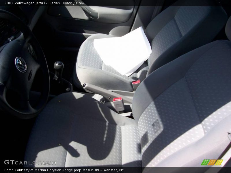 Black / Grey 2003 Volkswagen Jetta GL Sedan