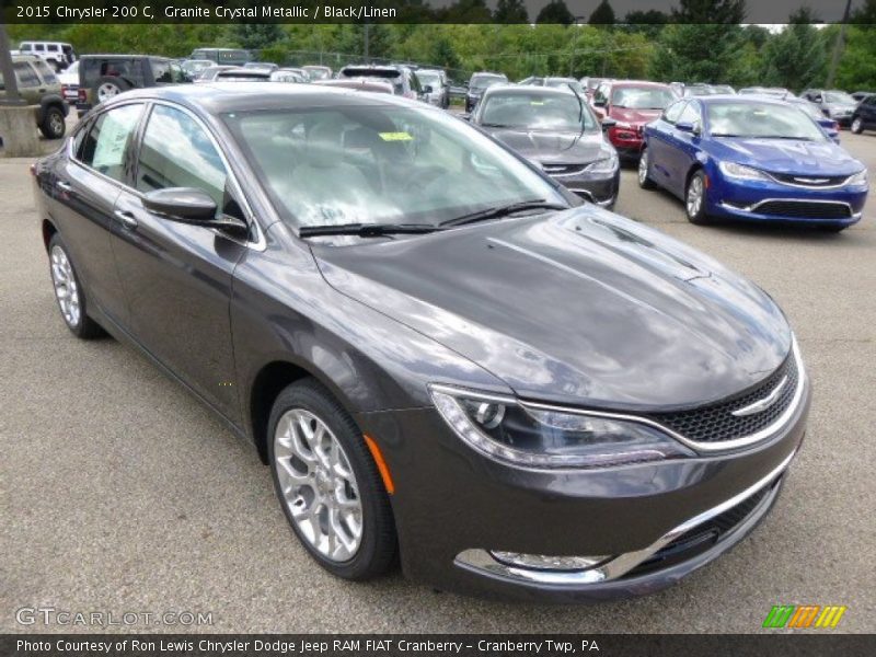 Granite Crystal Metallic / Black/Linen 2015 Chrysler 200 C