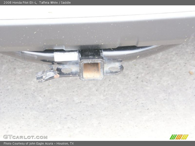 Taffeta White / Saddle 2008 Honda Pilot EX-L