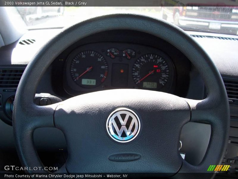Black / Grey 2003 Volkswagen Jetta GL Sedan