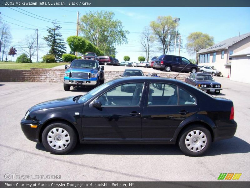 Black / Grey 2003 Volkswagen Jetta GL Sedan