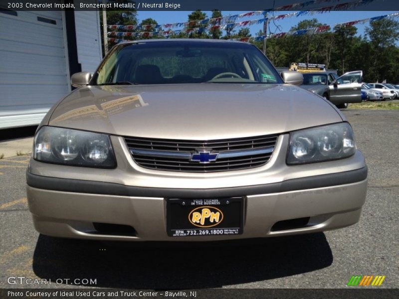 Bronzemist Metallic / Neutral Beige 2003 Chevrolet Impala
