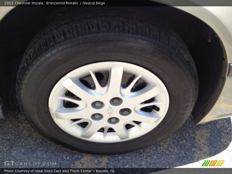 Bronzemist Metallic / Neutral Beige 2003 Chevrolet Impala