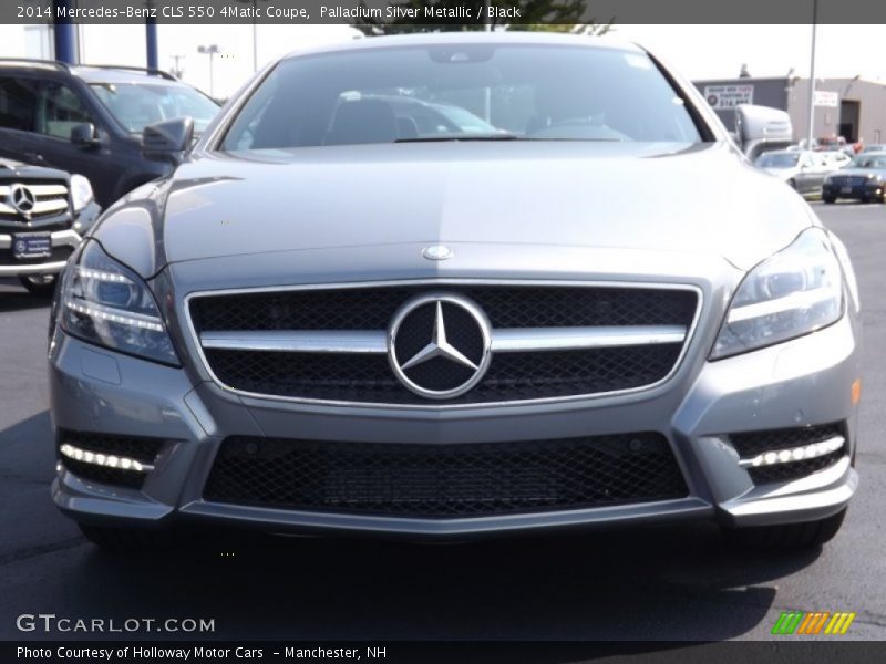 Palladium Silver Metallic / Black 2014 Mercedes-Benz CLS 550 4Matic Coupe