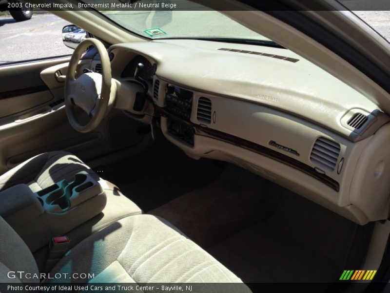 Bronzemist Metallic / Neutral Beige 2003 Chevrolet Impala
