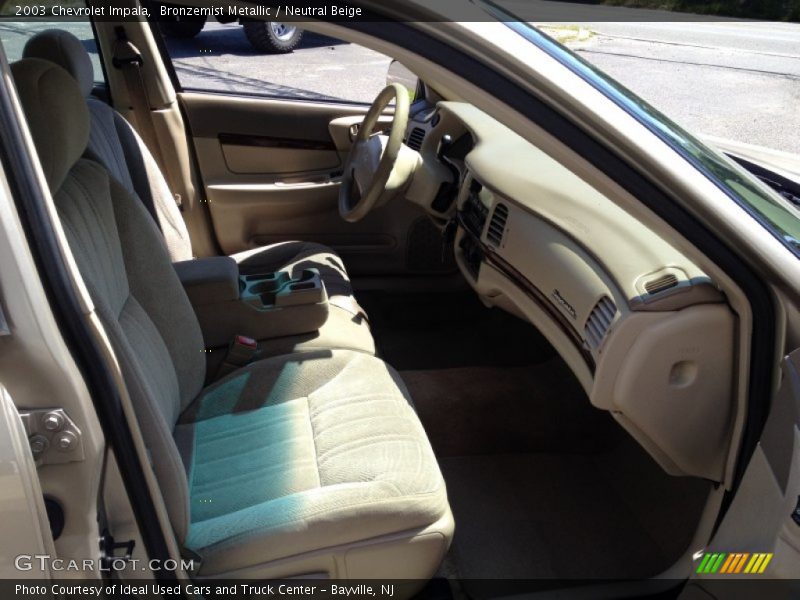 Bronzemist Metallic / Neutral Beige 2003 Chevrolet Impala