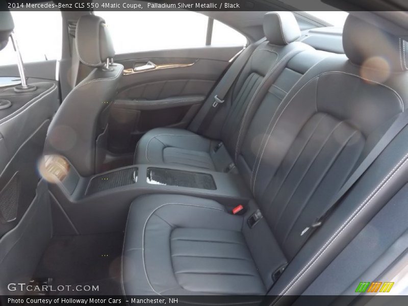 Palladium Silver Metallic / Black 2014 Mercedes-Benz CLS 550 4Matic Coupe