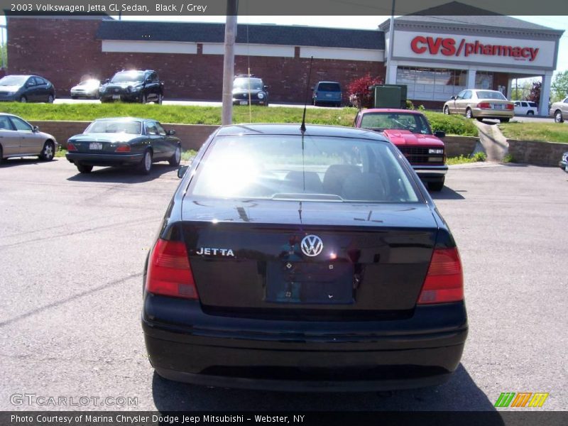 Black / Grey 2003 Volkswagen Jetta GL Sedan