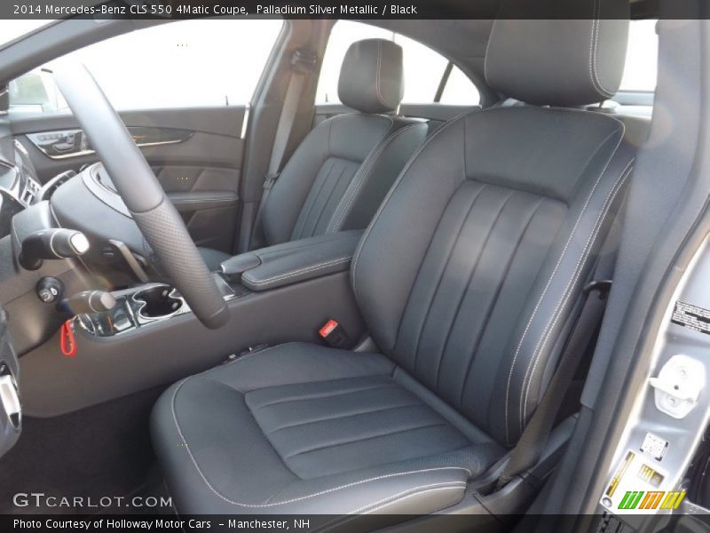 Palladium Silver Metallic / Black 2014 Mercedes-Benz CLS 550 4Matic Coupe