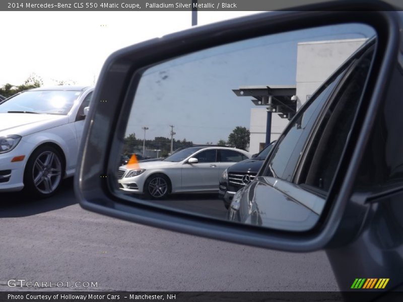 Palladium Silver Metallic / Black 2014 Mercedes-Benz CLS 550 4Matic Coupe