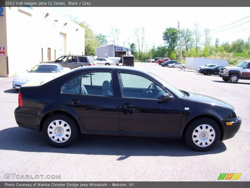 Black / Grey 2003 Volkswagen Jetta GL Sedan