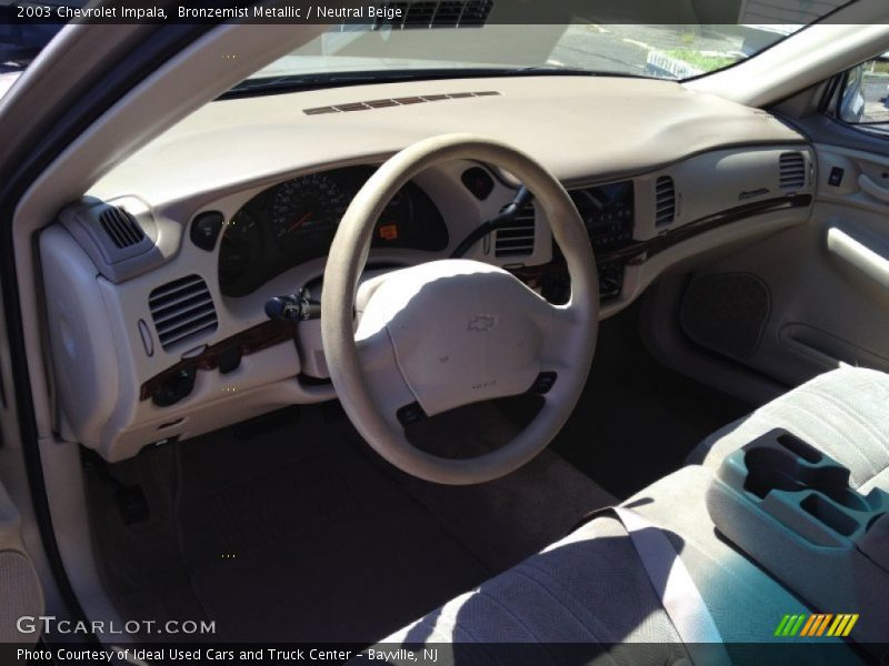 Bronzemist Metallic / Neutral Beige 2003 Chevrolet Impala